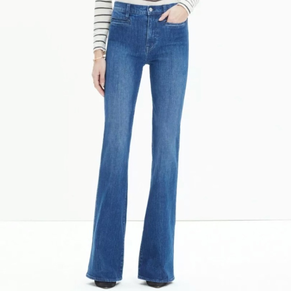 Madewell Flea Market Flares, EUC, Size 27